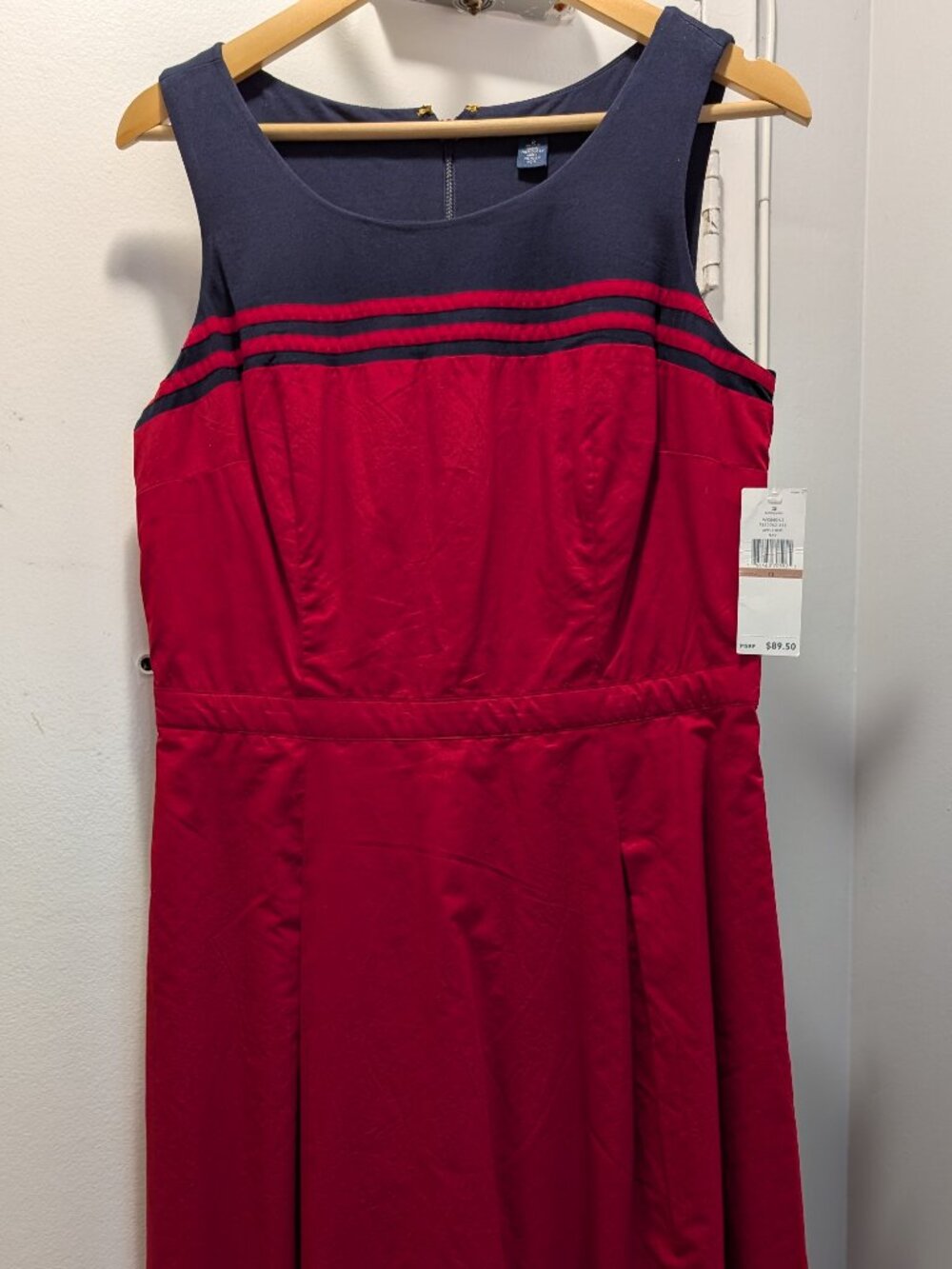 Tommy Hilfiger Red and Navy Dress